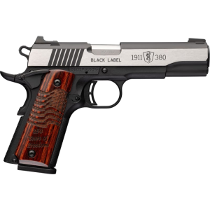 Browning Browning 1911-380 Black Label Medallion Pro 250 .380 ACP 4.25\" 10+1 SA Pistol Threaded Barrel - $889.99 at Classic Firearms