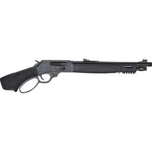 Henry Henry H009GBLX3030 Bear\'s Leg 3.1\"\\s13.80\" Blued Threaded Barrel, Blue Steel Drilled & Tapped Receiver, Black Synthetic Fixed w/ Pistol Grip Stock - $852.47 at Classic Firearms