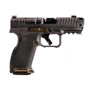 Canik Canik Mete MC9 Prime RADIAN, 3.8\" RADIAN RAMJET Barrel w/ RADIAN AFTERBURNER Compensator, Optic Ready, (2)17 Rd Magazines, Holster, Night Fision Night Sights, Grey w/ Bronze Accents - $849.99 at Classic Firearms