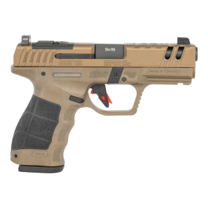 Sar Usa Sarsilmaz SAR9CG3BR10 SAR9 Gen 3 Compact 10+1 4.10\" Black Barrel, Bronze Steel Optic Cut/Serrated Slide, Bronze Polymer Frame w/Picatinny Rail, Textured Grip, RMSc Footprint - $549.99 at Classic Firearms