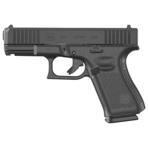 Glock Glock UV1950203 G19 V Compact 15+1 4.02\" Black Barrel & Steel Serrated Slide, Black Polymer Frame w/Accessory Rail, Interchangeable Backstrap - $541.79 at Classic Firearms