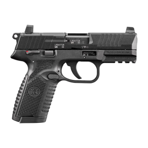 Fn FN 66102317 502 MRD *CA Compliant 10+1 4\" Black Target Crown Barrel, Black Optic Ready/Serrated Slide, Black Polymer Frame w/Picatinny Rail, Textured Grip, Ambidextrous - $449.00 at Classic Firearms