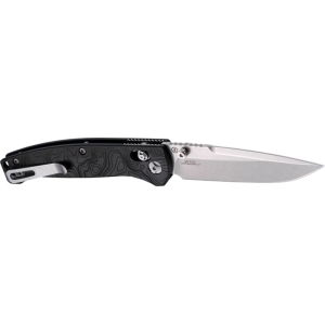 Hogue Mysto 3.4\" Folding Clip Point CPM MagnaCut Blade Black Diamond Richlite Handle