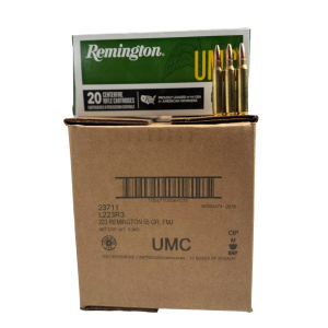 Remington Remington UMC 223 Rem 55 GR Metal Case (FMJ) - 200rd Case - L223R3-CASE - $129.99 at Classic Firearms