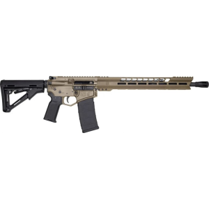Diamondback DB1732N061 DB15 18\" 5+1,28+1 Black Adjustable Magpul CTR Stock Black Magpul MOE K2 Grip with Black Gold Lower 15\" M-Lok Flat Dark Earth