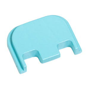 Timber Creek GLSCPRE Glock 17/19 Slide Cover Plate Robin's Egg Blue Aluminum