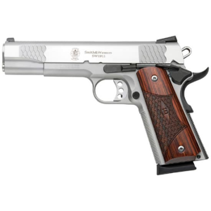 Smith & Wesson Smith & Wesson 108482 1911 45 ACP E Series 5 SS Wood Grips 8rd - $1018.67 at Classic Firearms