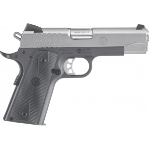 Ruger Ruger 6722 SR1911 Stainless Steel Single 4.25\" 9+1 Black Rubber Grip Gray Frame Stainless Steel - $899.99 at Classic Firearms