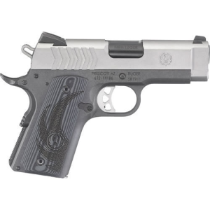Ruger Ruger 6758 SR1911 Lightweight Officer Single 3.6\" 8+1 Black G10 Grip Stainless Steel - $849.99 at Classic Firearms