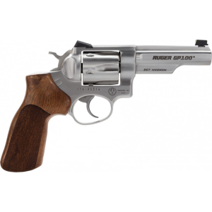 Ruger Ruger 1754 GP100 Match Champion DA/SA .357 4.2\" 6 Hogue Stippled Hardwood Stainless Revolver - $920.53 at Classic Firearms