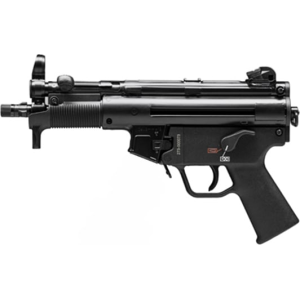 Heckler And Koch HK 81000482 SP5K PDW 9mm Luger Caliber with 5.83\" Barrel, 10+1 Capacity, Black Metal Finish, No Stock (Sling Mount), Black Polymer Grip - $3249.00 at Classic Firearms
