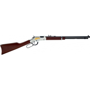 Henry Henry H004GE Golden Eagle 22LR Lever 22 LR 20\" 21+1 Walnut Stock Blued Barrel/Nickel Receiver - $806.56 at Classic Firearms