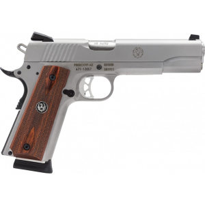 Ruger Ruger 6700 SR1911 Standard 45 ACP 5\" 8+1 Slim Hardwood Grip Low-Glare Stainless - $883.09 at Classic Firearms