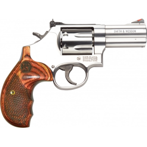 Smith & Wesson Smith & Wesson 150713 686 Plus Deluxe DA/SA .357 3\" 7 Wood Stainless Revolver - $969.00 at Classic Firearms