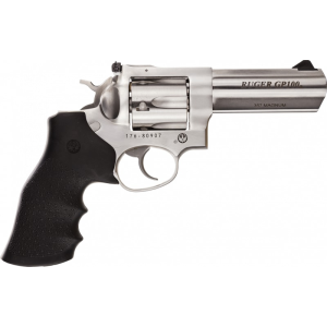 Ruger Ruger 1705 GP100 Standard DA/SA .357 4.2\" 6 Hogue Monogrip Black Stainless Revolver - $804.69 at Classic Firearms