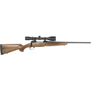 Savage Arms 18586 110 Lightweight Hunter XP 4+1 Cap 20\" Black Oxide Rec/Barrel Hardwood Stock Detachable Box Mag Right Hand (Full Size) Includes Bushnell 4-12x40mm Scope - Savage Arms