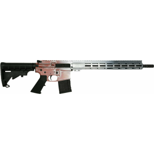 Great Lakes Firearms AR-15 Rifle, .223 Wylde 16\" 4150 Black Nitride Barrel, 15.25\" M-LOK Rail, 7075 T6 Receiver, Red, White, and Blue Cerakote Finish, GL15223 F-RWBL