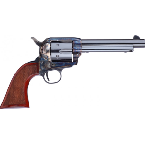 Taylors And Company Taylors and Company 556209DE Short Stroke Gunfighter Army Grip Single 357 Magnum 5.5\" 6rd Walnut Army Sized Blued - $850.13 at Classic Firearms