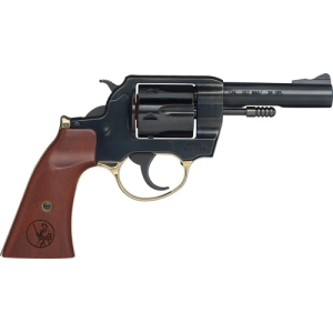 Henry Henry H017GDM Gunfighter 357 Mag #6 Shot 4\" Blued Round Steel Barrel, Polished Blued Steel Frame w/Gunfighter Walnut Grip Revolver - $700.50 at Classic Firearms