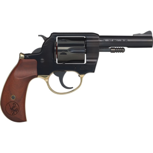 Henry Henry H017BDM Big Boy 38 Special/357 Mag #6 Shot 4\" Blued Round Barrel, Polished Blued Frame w/Birdshead Walnut Grip Revolver - $700.50 at Classic Firearms
