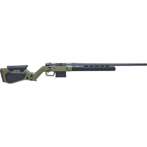 Howa HHERA65CHBODG M1500 Hera 5+1 24\" Heavy Threaded Barrel, Black Rec, OD Green & Black Hera H7 Chassis Stock - Legacy Sports