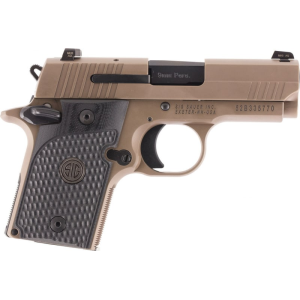 Sig Sauer Sig Sauer 9389ESCPNAMB P938 Emperor Scorpion Single 9mm Luger 3\" 6+1/7+1 NS Black Hogue G10 Piranha Grip Flat Dark Earth PVD - $749.99 at Classic Firearms