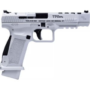 Canik Canik - TP9 SFX Whiteout Signature Series - Semi-Auto Pistol - 5.2\" Match Barrel - 9mm - 1-18 Round & 1-21 Round Magazine - White Cerakote - HG6618-N - $749.99 at Classic Firearms