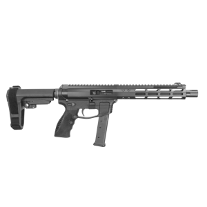 Foxtrot Mike 9MM Hybrid, Front Charging 10\" Pistol, SBA3 Brace w/ Micro Blast Diffuser- (1) 27 Round Magazine - FM9H-F109-BS - Foxtrot Mike