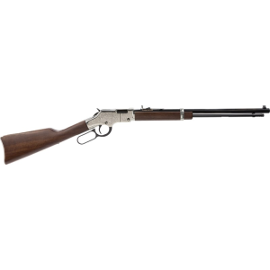 Henry Henry H004SE Engraved Silver Eagle Lever 22 Short/Long/Long Rifle 20\" 16+1 American Walnut Stock Blued Barrel/Nickel Receiver - $740.38 at Classic Firearms