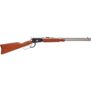 Rossi 920452093 R92 Lever Action Carbine Lever 45 Colt (LC) 20\" 10+1 Brazillian Hardwood Stock Polished Stainless Steel