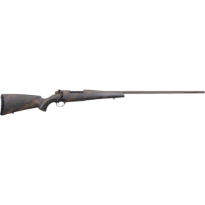 Weatherby Weatherby MBC20N280AR6B Mark V Backcountry 2.0 4+1 Cap 24\" Patriot Brown Cerakote Rec/Barrel Black with Brown Sponge Pattern Accents Peak 44 Blacktooth Stock Right Hand (Full Size) - $2499.00 at Classic Firearms