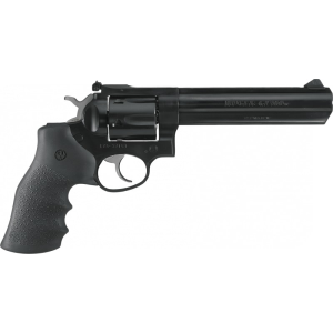 Ruger Ruger 1704 GP100 Standard DA/SA .357 6\" 6 Hogue Monogrip Black Blued Revolver - $730.67 at Classic Firearms