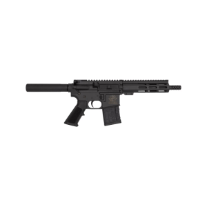 Great Lakes Firearms Great Lakes Firearms AR15 Pistol, .223 Wylde, 7.5\" 4150 CRMOV Black Nitride Barrel, 7.125\" M-LOK Rail, Pistol Buffer Tube, Black Cerakote Finish- GL15223P BLK - $664.00 at Classic Firearms