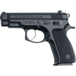 Cz Usa CZ 01190 CZ-75 Compact DA/SA 9mm 3.8\" 10+1 Black Poly Grip Black Finish - $776.38 at Classic Firearms
