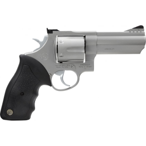 Taurus Taurus 2440049 44 Standard DA/SA 44 Magnum 4\" 6 Round Black Rubber Grips - Stainless - $565.43 at Classic Firearms