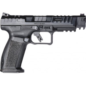 Canik Canik SFx Rival Dark Side Semi-Auto 9mm Pistol, 5\" Barrel, 2-18 Round Mags, Holster, Case, Adj Sights & Optic Plates, Professional Grade - HG6815-N - $679.99 at Classic Firearms