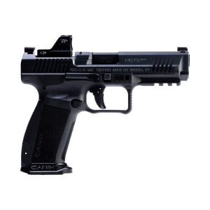 Canik Canik HG7164-N Canik Mete SFT 9mm Semi-Auto Pistol, Black W / MeCanik MO1 Optic, 2- 20 Rd Mags, Holster, Hard Case, Acc Pkg - $624.99 at Classic Firearms