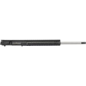 Aero Precision M5E1 Enhanced 24\" 6.5 Creedmoor Stainless Steel Complete Upper Receiver with 15\" Enhanced M-LOK Handguard - Anodized Black - APAR308554M47