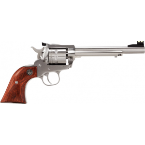 Ruger Ruger 8150 Single-Nine Single Action Revolver Single .22 Mag 6.5\" 9 Hardwood Stainless Revolver - $663.47 at Classic Firearms