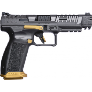Canik Canik SFx Rival Canik Grey Semi-Auto 9mm Pistol, 5\" Barrel, 2-18 Round Mags, Holster, Case, Adjustable Sights & Optic Plates, Professional Grade - HG6610T-N - $629.99 at Classic Firearms