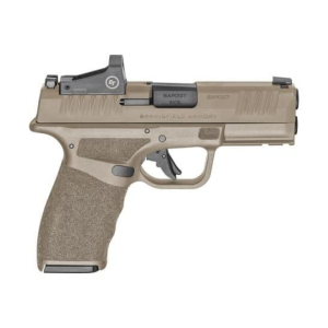 Springfield Springfield Armory Hellcat PRO OSP Semi-Automatic OR w/ Crimson Trace Red Dot 9mm Pistol, 3.7\" Barrel, 2-15 Round Magazines - FDE - HCP9379FOSPCT - $546.62 at Classic Firearms