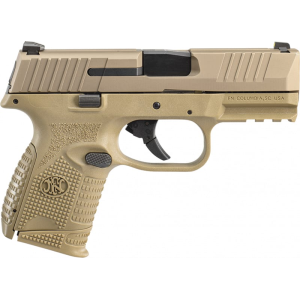 Fn FN 66100819 509 Compact 9mm Luger 3.70\" Barrel 10+1 , Flat Dark Earth , Mounting Rail , No Manual Safety , - $590.62 at Classic Firearms