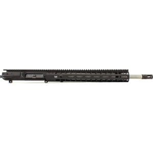 Aero Precision Aero Precision M5E1 Enhanced 18\" .308 Stainless Steel Complete Upper Receiver with 15\" Enhanced Gen 2 M-LOK Handguard - Anodized Black - APAR308554M26 - $499.99 at Classic Firearms