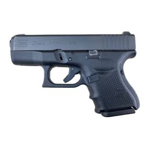 Glock Glock 26 Used, 9mm Law Enforcement Trade In W /1 Factory 10 Rd Mag - Gen 4 - Good to Very Good Surplus Condition - $449.99 at Classic Firearms
