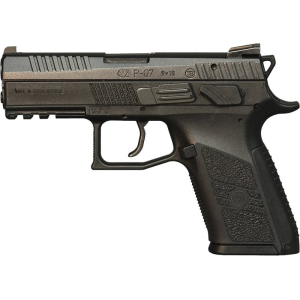 Cz Usa CZ 01086 P-07 Compact 9mm 3.8\" 10+1 Stippled Grips Black Nitrate Slide - $445.17 at Classic Firearms