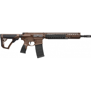 Daniel Defense 15126055 DDM4 M4A1 *CA Compliant* Semi-Auto 14.5\" 10+1 6-Position Brown Stock Brown Cerakote/Black Phosphate