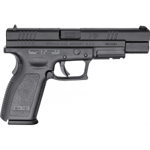 Springfield Springfield Armory XD9401 XD Full Size *CA Compliant* Double 9mm 5\" 10+1 3Dot Black Polymer Grip/Frame Grip Black Melonite - $497.62 at Classic Firearms