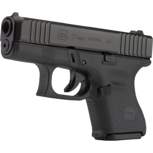 Glock Glock G27 Gen 5, .40 S&W Semi-Automatic Pistol, 3.43\" Barrel, 9rd Magazine, Flared Magwell, Ambidextrous Slide Stop, PA275S201 - $439.99 at Classic Firearms