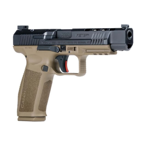 Canik Canik Mete SFX - Semi-auto Pistol - 5.2\" Barrel - 9mm - 18/20 Magazine - FDE Frame - Reversable Holster - Hard Case - HG5635-N - $524.99 at Classic Firearms