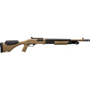Winchester Winchester SXP Extreme Defender Pump-Action Shotgun 12GA 3\" 5rd 18\" Barrel FDE Finish - 512410395 - $549.99 at Classic Firearms